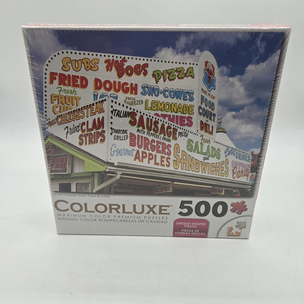 Fun Fair Concession Stand 500 Piece Puzzle